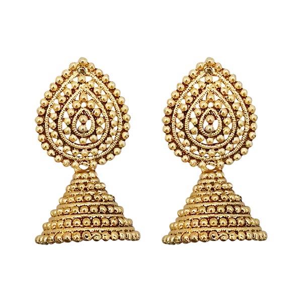 Kriaa  Gold plated Jhumki Earrings - 1311540A