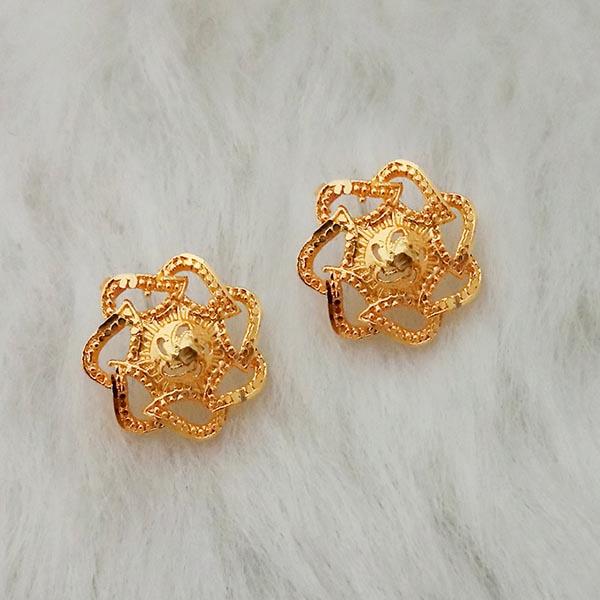 Kriaa Gold Plated Stud Earrings - 1311779