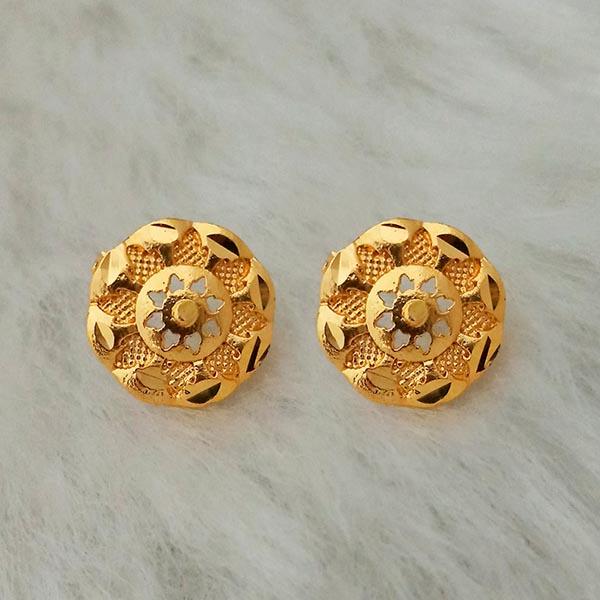 Kriaa Gold Plated Stud Earrings - 1311780