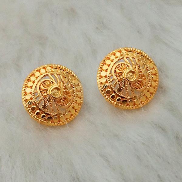 Kriaa Gold Plated Stud Earrings - 1311781