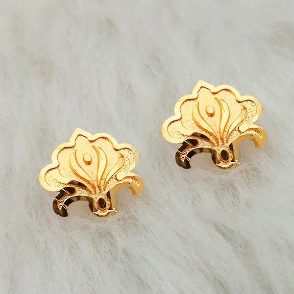 Kriaa Gold Plated Stud Earrings - 1311782