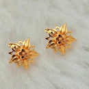 Kriaa Gold Plated Stud Earrings - 1311786