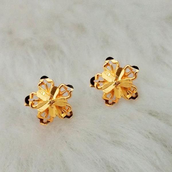 Kriaa Gold Plated Stud Earrings - 1311787