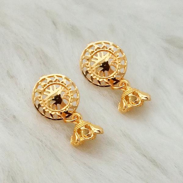 Kriaa Gold Plated Stud Earrings - 1311788