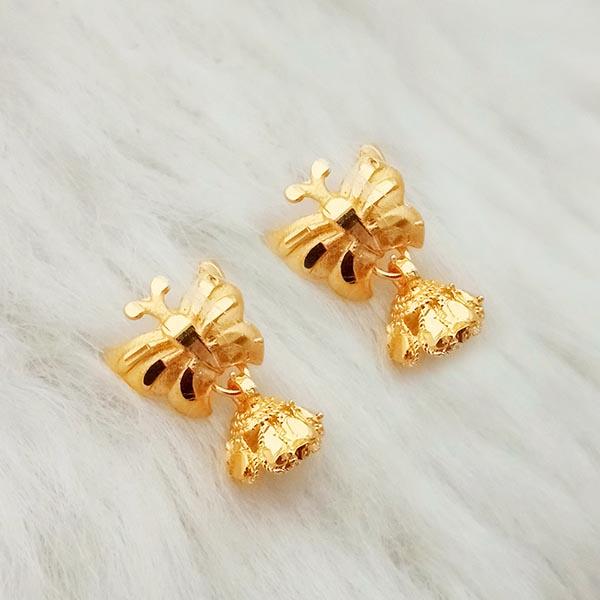 Kriaa Gold Plated Stud Earrings - 1311794