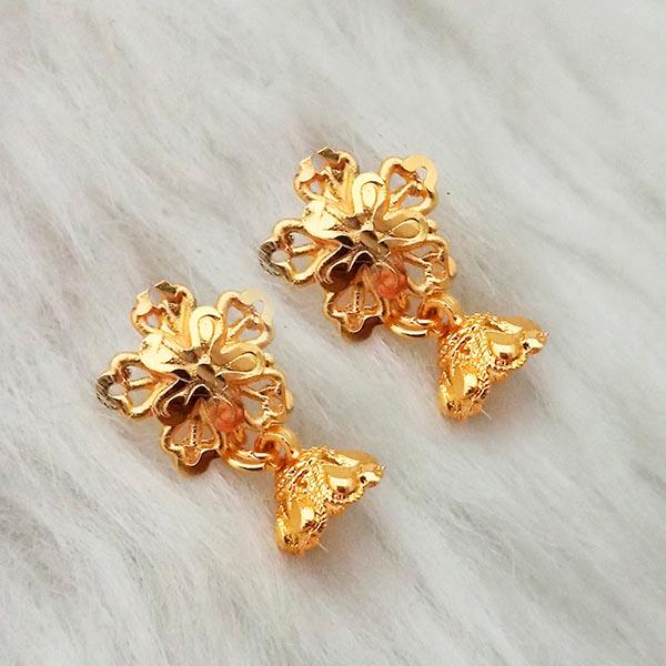 Kriaa Gold Plated Stud Earrings - 1311796