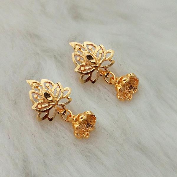 Kriaa Gold Plated Stud Earrings - 1311797