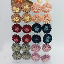14Fashions Set of 12 Stud Earrings Combo ( Assorted Color )