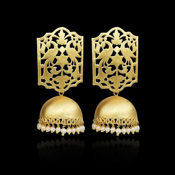 Urthn Zinc Alloy Gold Plated Dangler Earrings - 1313104