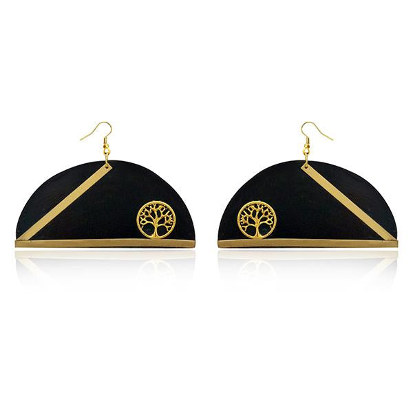 Urthn Zinc Alloy Gold Plated Dangler Earrings - 1313201A