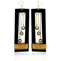 Urthn Zinc Alloy Gold Plated Dangler Earrings