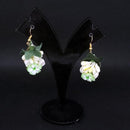 Kriaa Green Floral Earrings