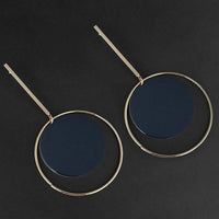 Urthn Blue Acrylic Dangler Earrings - 1314004F