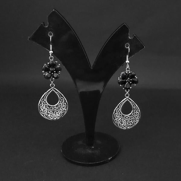 Jewljunk Oxidised Stone Dangler Earrings - 1314555B