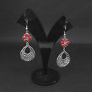 Jewljunk Oxidised Stone Dangler Earrings - 1314555C