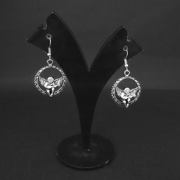 Jewljunk Oxidised Dangler Earrings - 1314559