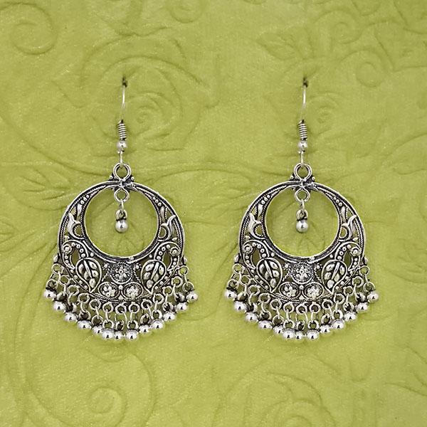 Jeweljunk Oxidised Beads Dangler Earrings - 1314584