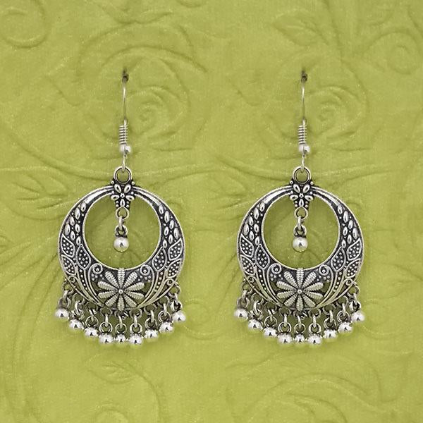 Jeweljunk Oxidised Beads Dangler Earrings - 1314585