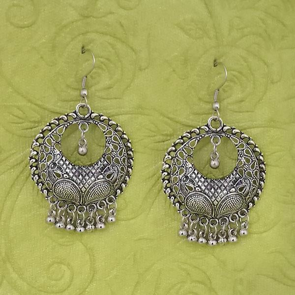 Jeweljunk Oxidised Beads Dangler Earrings - 1314586