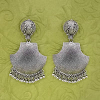 Jeweljunk Oxidised Beads Dangler Earrings - 1314587