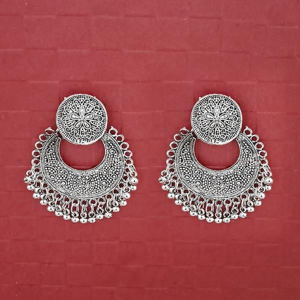 Jeweljunk Silver Plated Dangler Earrings - 1314711