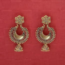Jeweljunk Gold Plated Mirror Dangler Earrings - 1314749