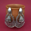 Jeweljunk Silver Plated Mirror Dangler Earrings - 1314817A