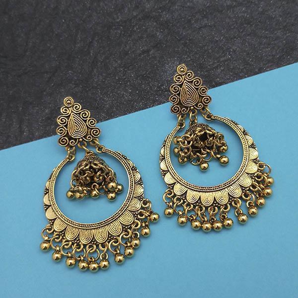 Jeweljunk Gold Plated Jhumki Earrings - 1314836