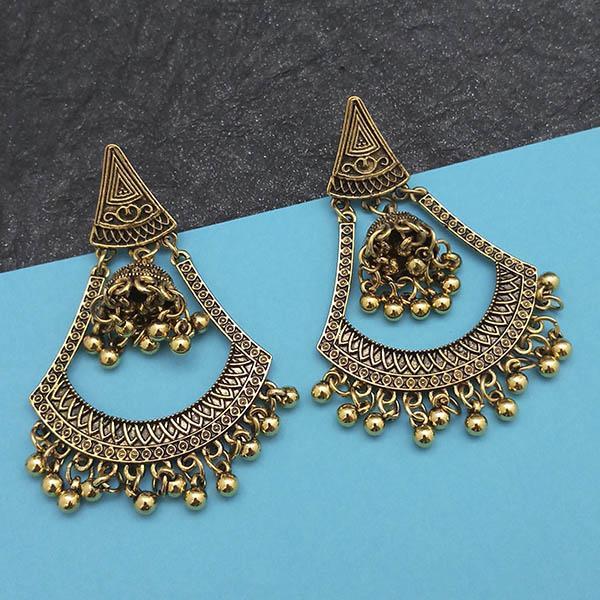 Jeweljunk Gold Plated Jhumki Earrings - 1314837