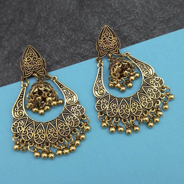 Jeweljunk Gold Plated Jhumki Earrings - 1314839