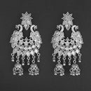 Jeweljunk Silver Plated Afghani Dangler Earrings - 1314860A