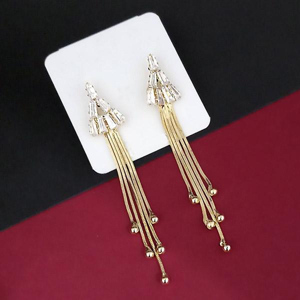 Urthn Gold Plated AD Stone Dangler Earring - 1315821A