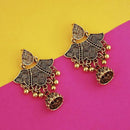 Jeweljunk Antique Gold Plated Jhumki Earrings - 1316218A