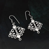 Jeweljunk Silver Plated Dangler Earrings
