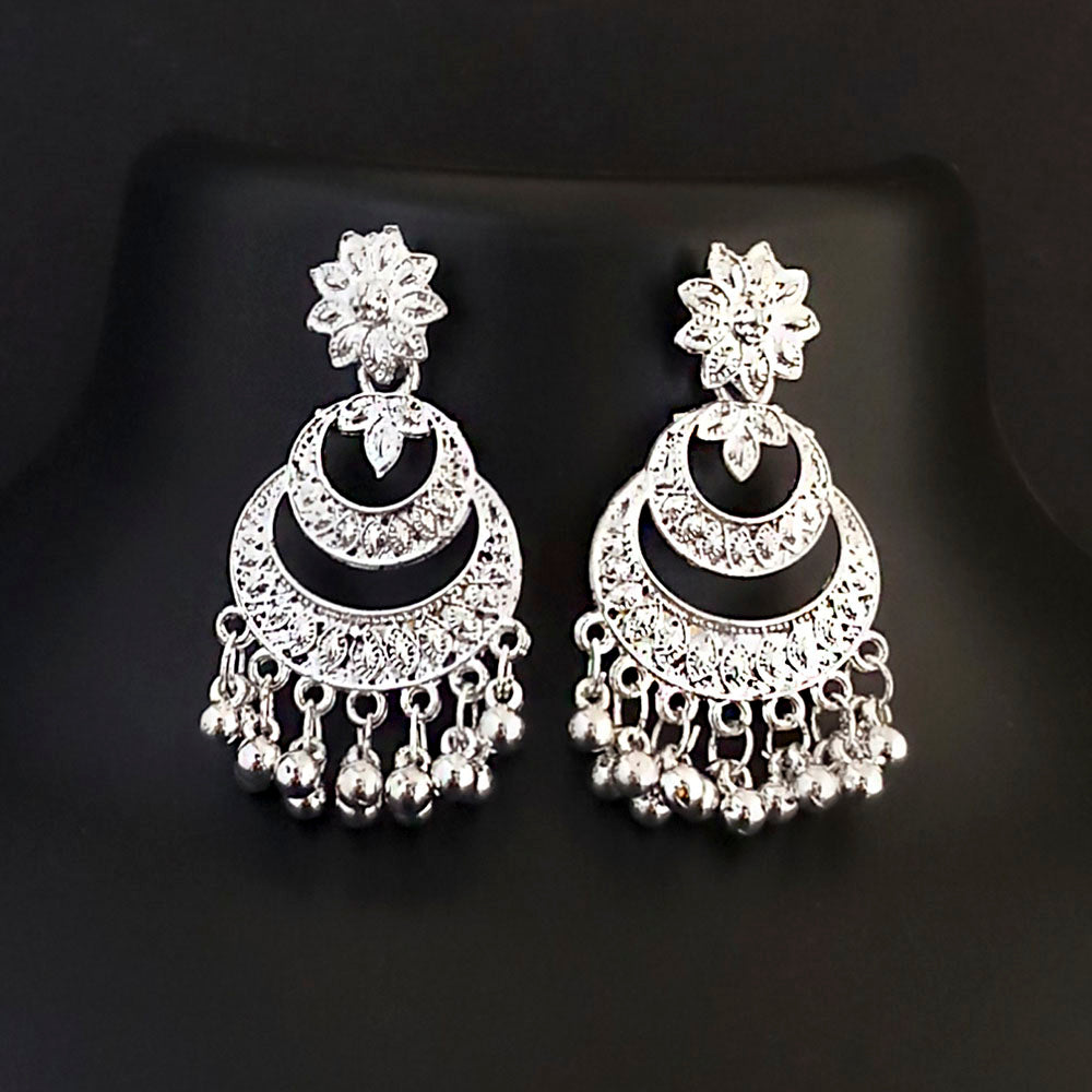 Shubh Arts Oxidised Plated Dangler Earrings