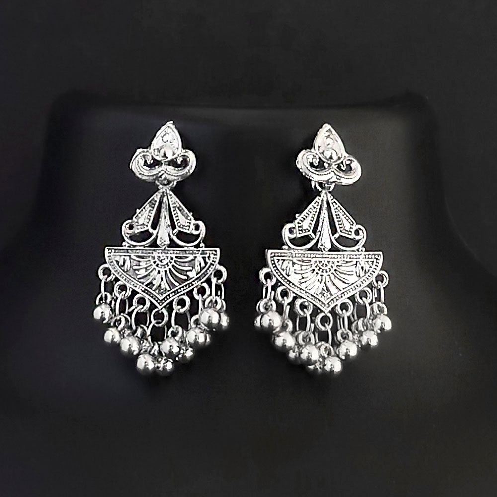 Shubh Arts Oxidised Plated Dangler Earrings