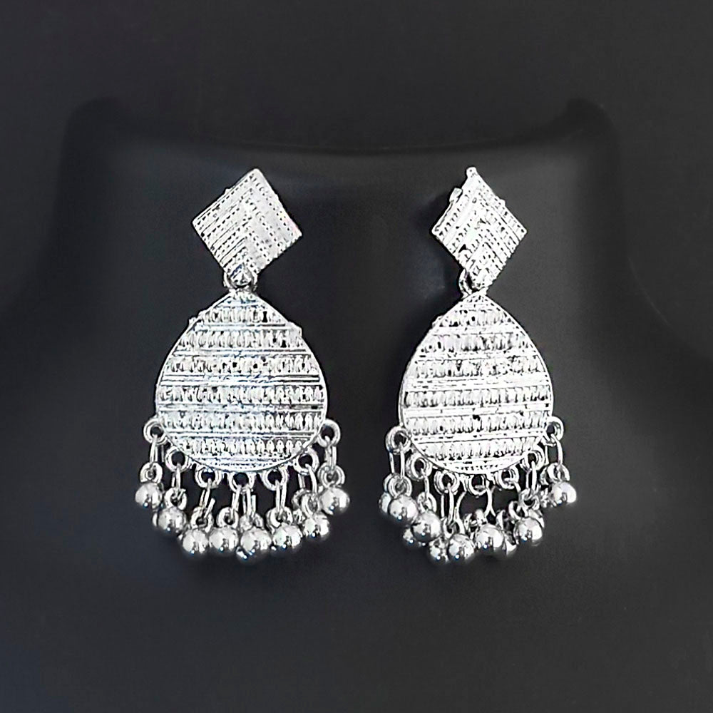 Shubh Arts Oxidised Plated Dangler Earrings