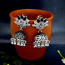 JewelJunk Black Oxidized Plated Jhumka