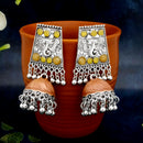 JewelJunk Brown Oxidized Plated Jhumka