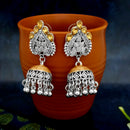 JewelJunk Brown Oxidized Plated Jhumka