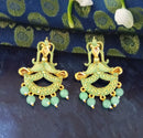 Amina Creation Gold Plated Meenakari Dangler Earrings Assorted Color
