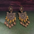 Woma Gold Plated Dangler Earrings  - 1318212A