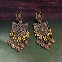 Woma Gold Plated Dangler Earrings  - 1318212A