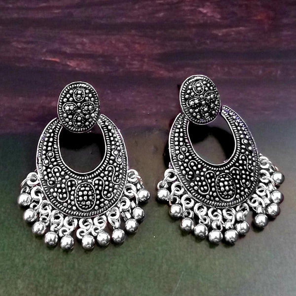 Woma Silver Plated Dangler Earrings  - 1318236