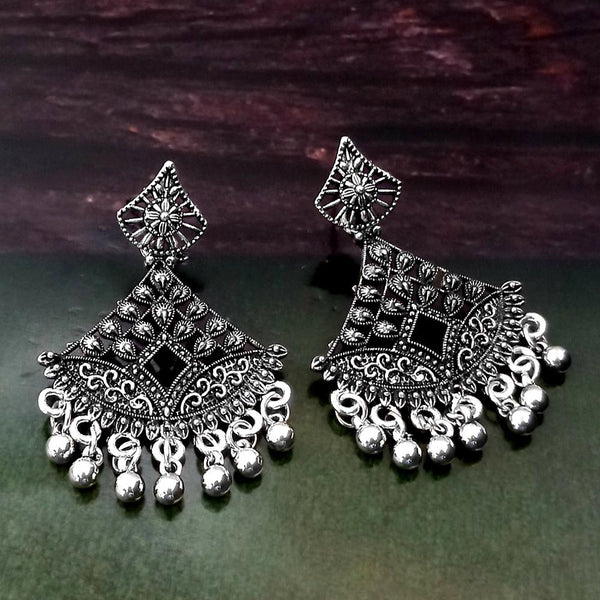 Woma Silver Plated Dangler Earrings  - 1318245