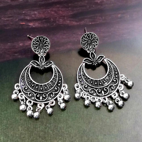 Woma Silver Plated Dangler Earrings  - 1318253