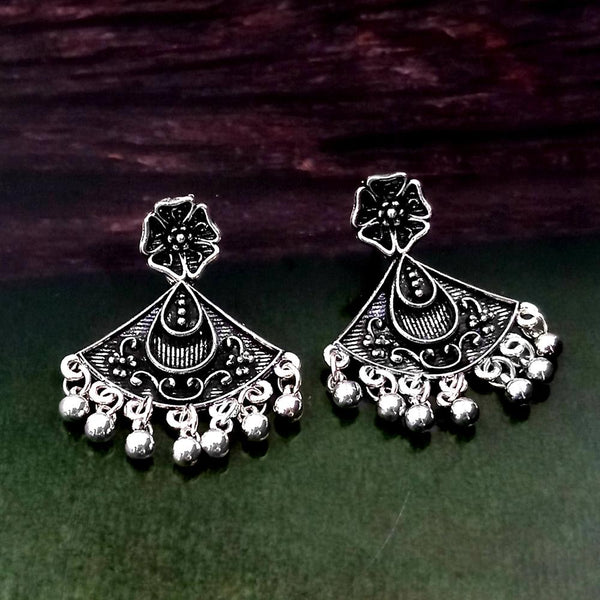 Woma Silver Plated Dangler Earrings  - 1318258