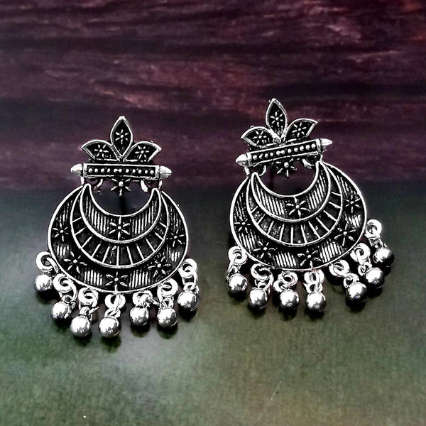 Woma Silver Plated Dangler Earrings  - 1318259