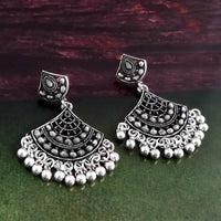 Woma Silver Plated Dangler Earrings  - 1318267