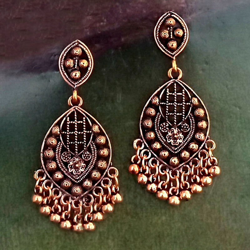 Copper plated deals earrings